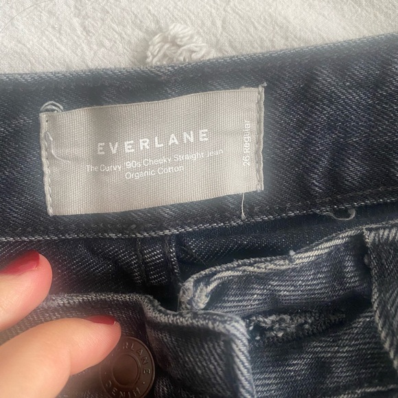 Everlane Black High-Waisted Jeans - Picture 2 of 3